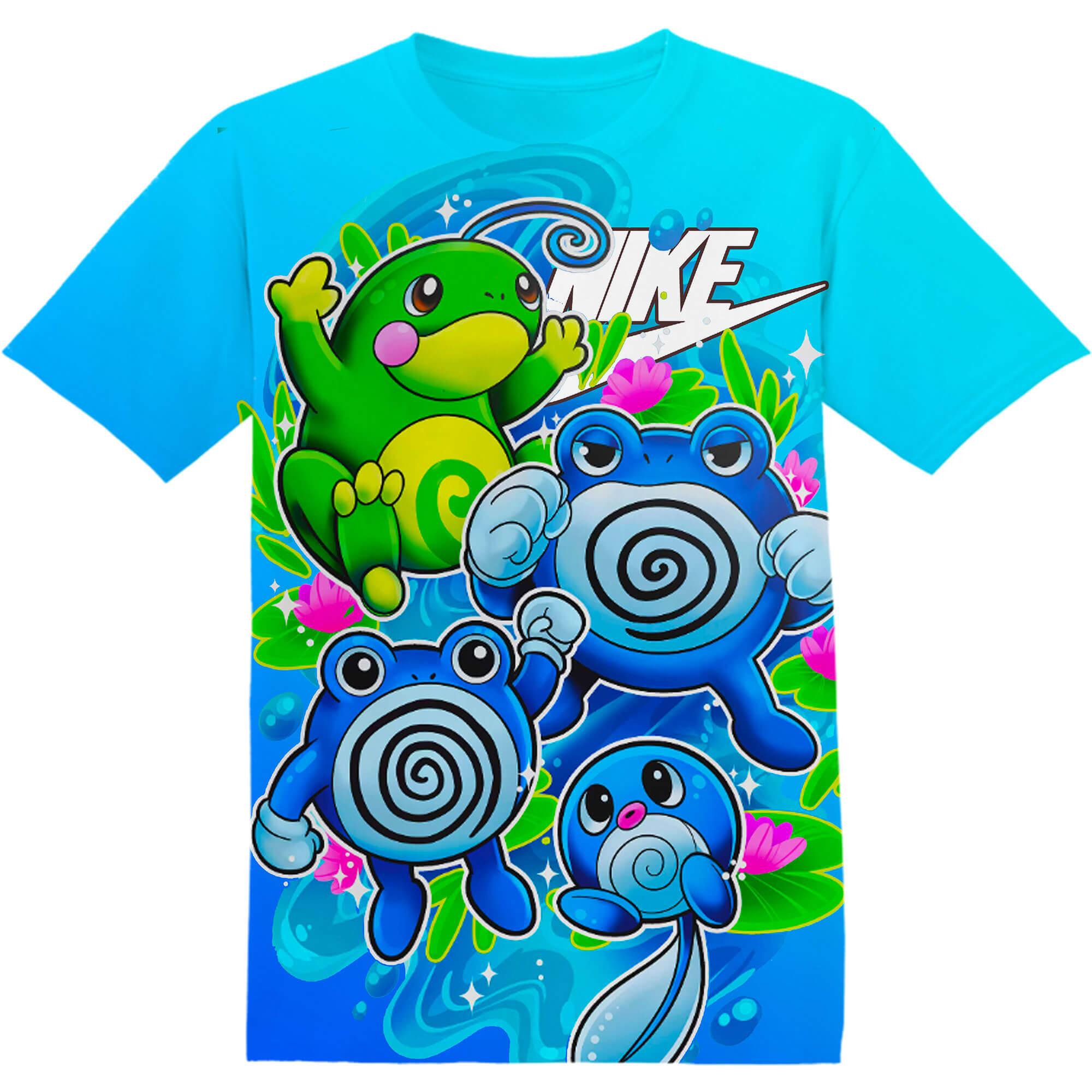 Pokemon Poliwag Poliwhirl Poliwrath Politoed Tshirt Adult And Kid ...