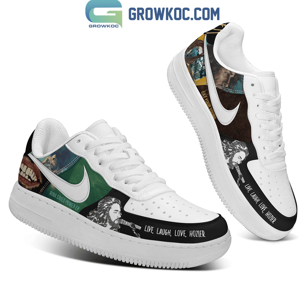 Hozier Eat Your Young Live Laugh Love  NK1 AIRF1 Shoes HG Men Woman Fashion Shoes For Men Woman Sneaker Shoes Sneaker Shoes - Minisgiftshop