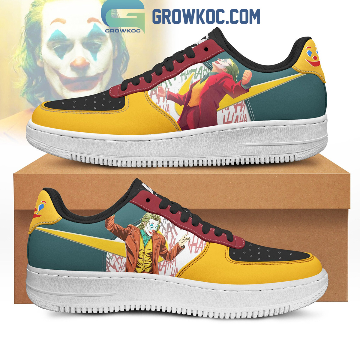 Joker Folie Deux Air Fan  NK1 AIRF1 Shoes HG Men Woman Fashion Shoes For Men Woman Sneaker Shoes Sneaker Shoes - Minisgiftshop