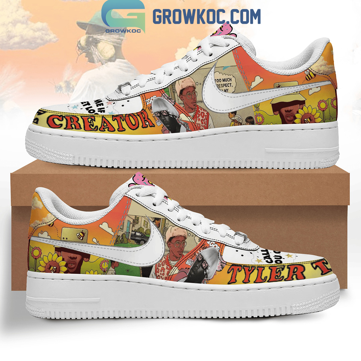 Tyler The Creator Call Me When You Get Lost  NK1 AIRF1 Shoes HG Men Woman Fashion Shoes For Men Woman Sneaker Shoes Sneaker Shoes - Minisgiftshop