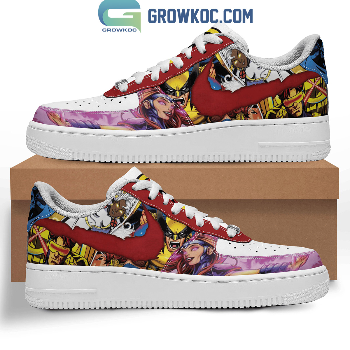 X-Men Love Fan ’97 Comic Marvel Jane Wolverine  NK1 AIRF1 Shoes HG Men Woman Fashion Shoes For Men Woman Sneaker Shoes Sneaker Shoes - Minisgiftshop
