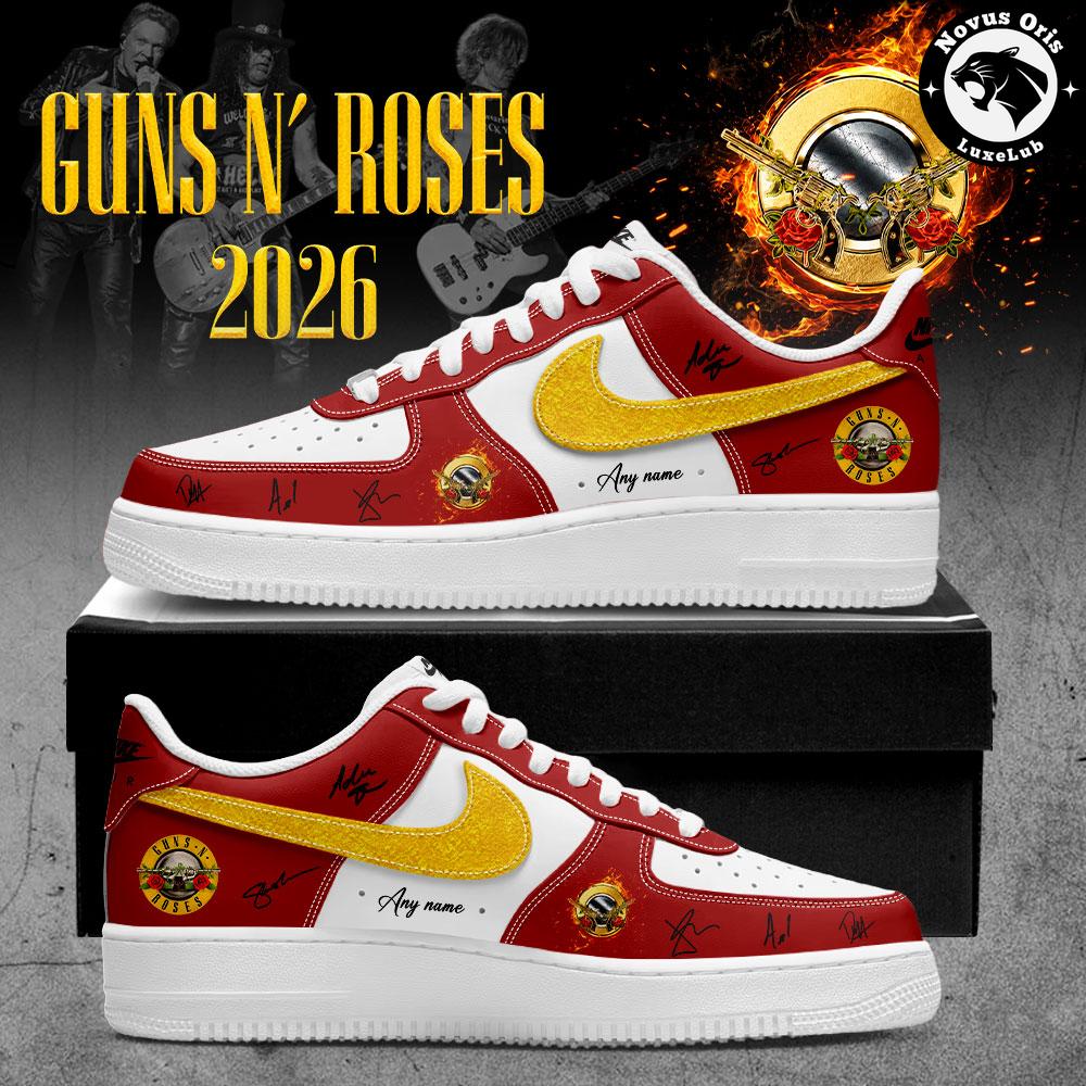 Custom Name Guns N’ Roses World Tour 2026  NK1 AIRF1 Shoes HG Men Woman Fashion Shoes For Men Woman Sneaker Shoes